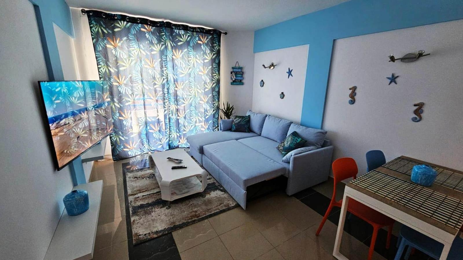 Blue Bay Paradise - Beach Front Apartment With Sea View Playa Paraiso  Ngoại thất bức ảnh