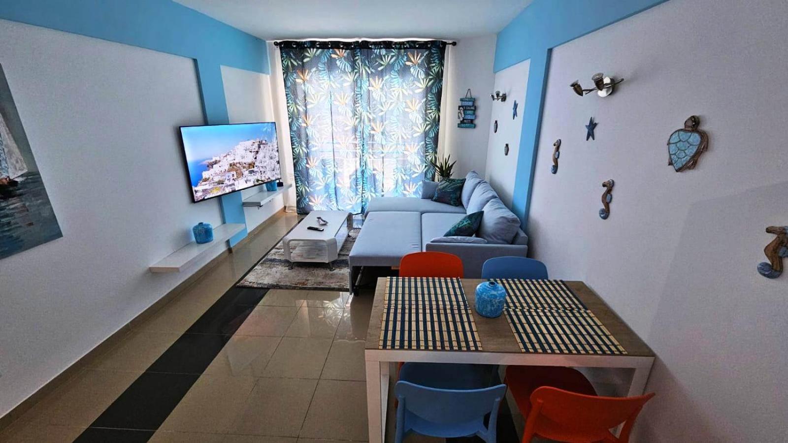 Blue Bay Paradise - Beach Front Apartment With Sea View Playa Paraiso  Ngoại thất bức ảnh